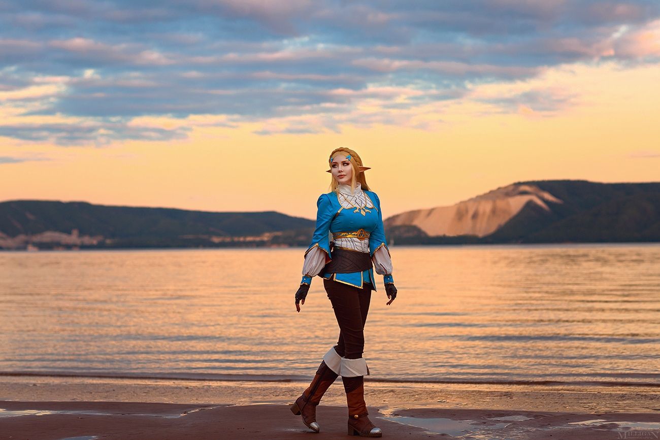 Косплей на принцессу Зельду из The Legend of Zelda: Breath of the Wild. Косплеер: Виктория Кот. Фотограф: Виктория Романова. Источник: vk.com/milliganphotos