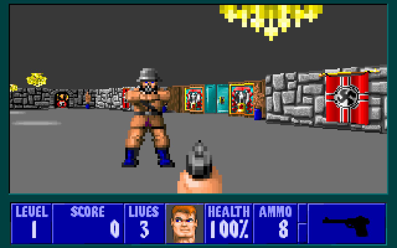 Wolfenstein 3D добавила улучшенный звук и возможность декорирования горизонтальных поверхностей