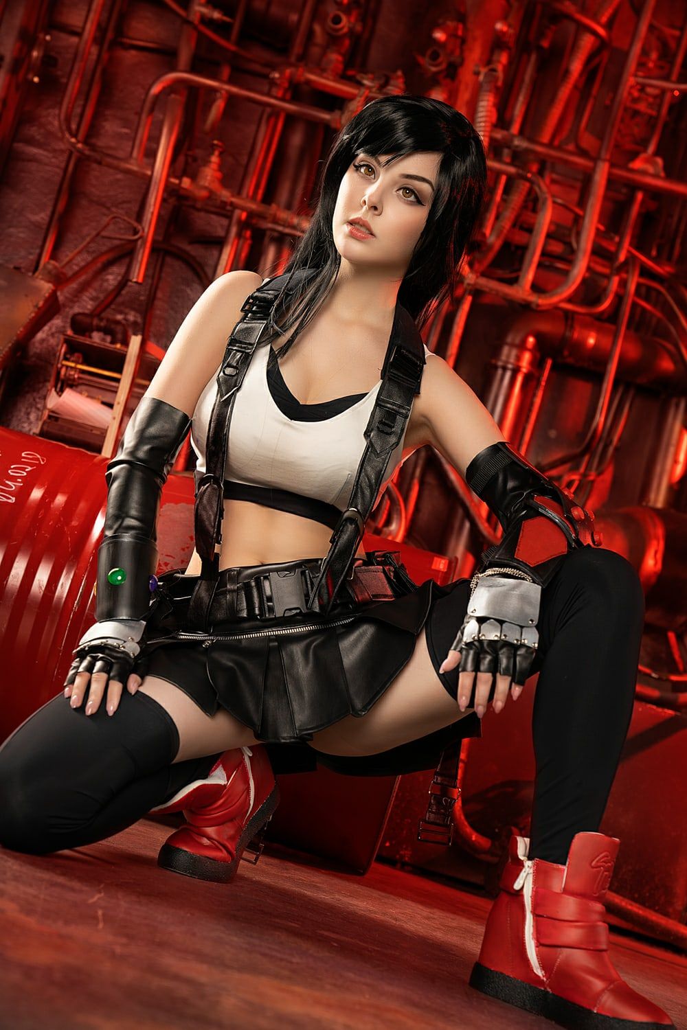 Косплей на Тифу Локхарт из Final Fantasy VII. Косплеер: Helly Valentine. Источник: vk.com/hellyvalentine_cosplay