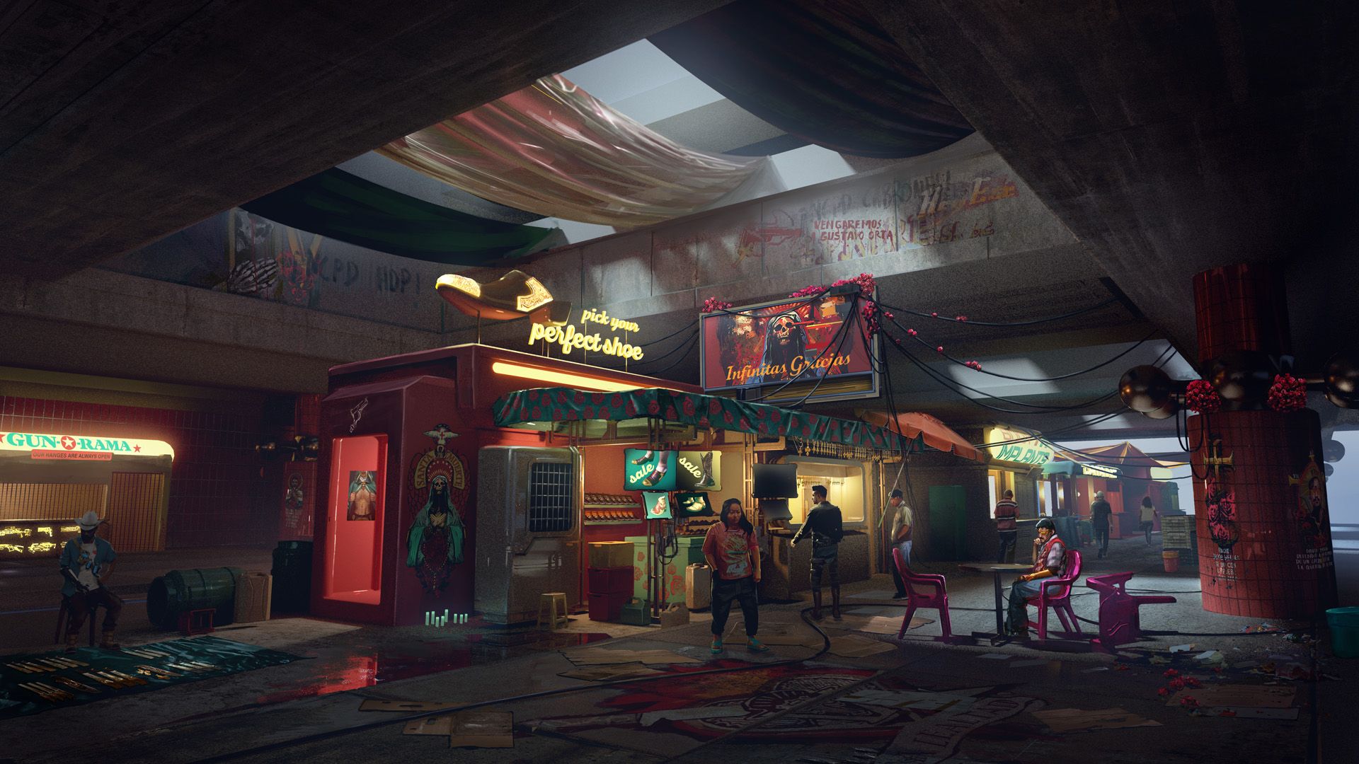 Концепт-арт района Хейвуд города Найт-Сити, Cyberpunk 2077 | Источник: CyberpunkGame / twitter.com