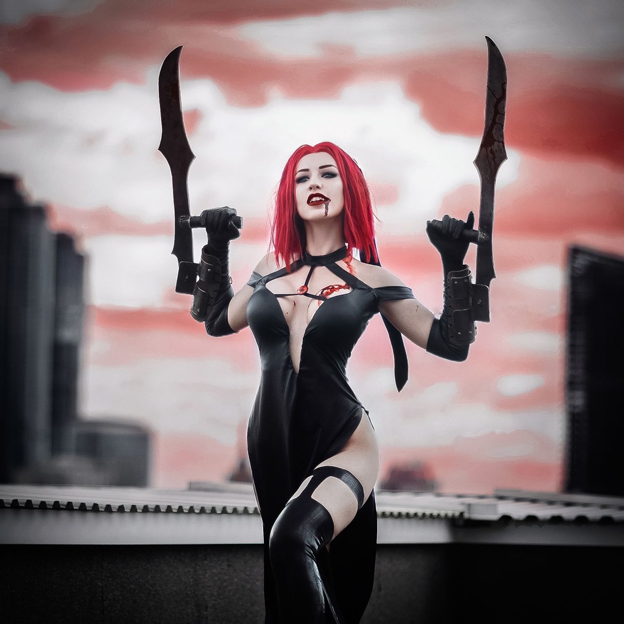 Косплей на Рейн из BloodRayne 2. Косплеер: Алена Галан. Фотограф: Марианна Инсомния. Источник: vk.com/mariannainsomnia