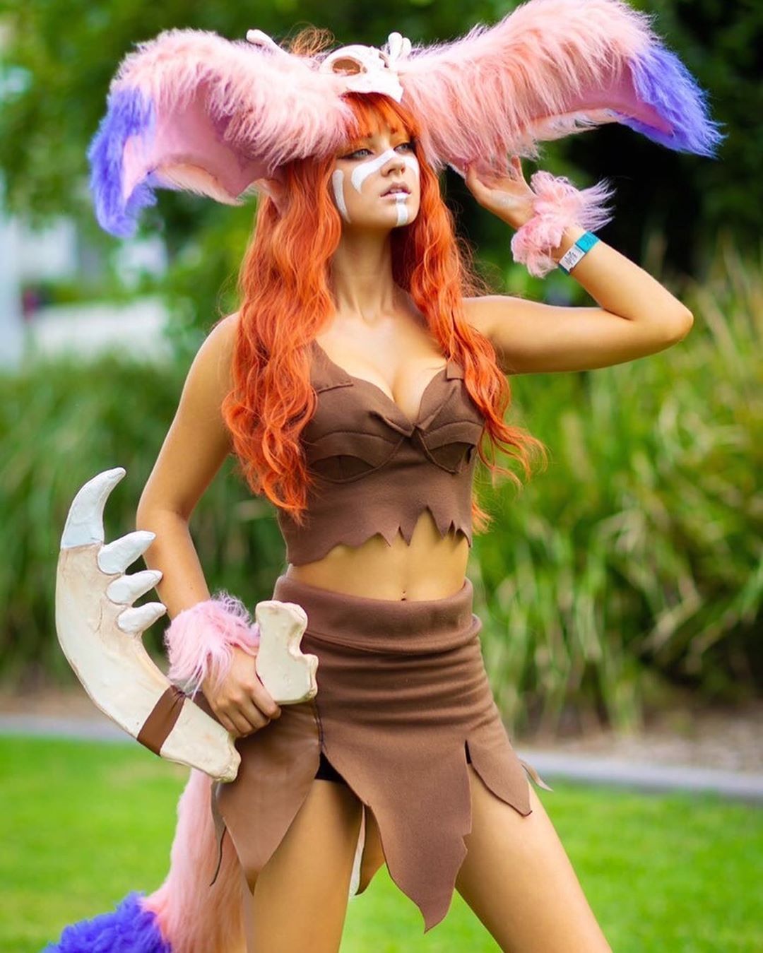 Косплей на Gnar из League of Legends. Косплеер: Lexi Graham. Источник: instagram.com/_lexipro