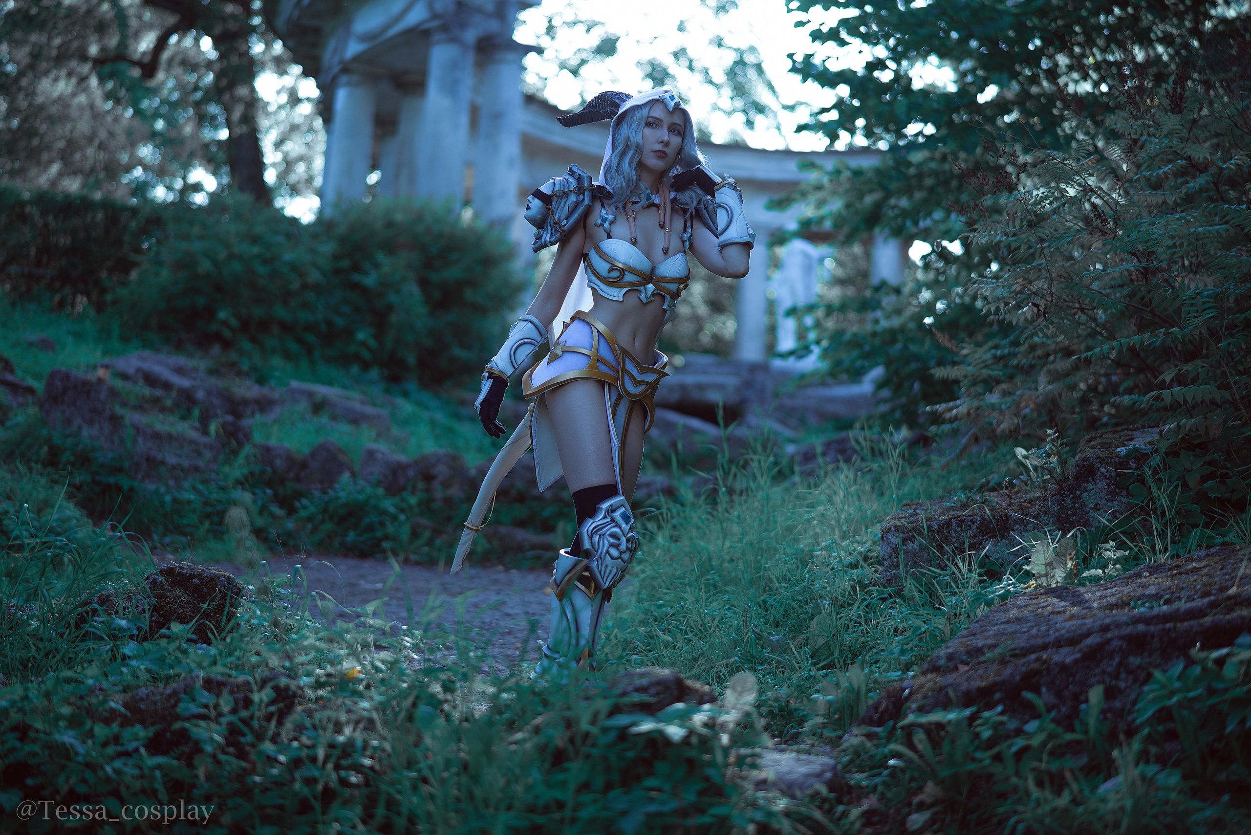 Косплей на дренейку из World of Warcraft. Косплеер: Tessa cosplay. Источник: vk.com/tessa_cosplay