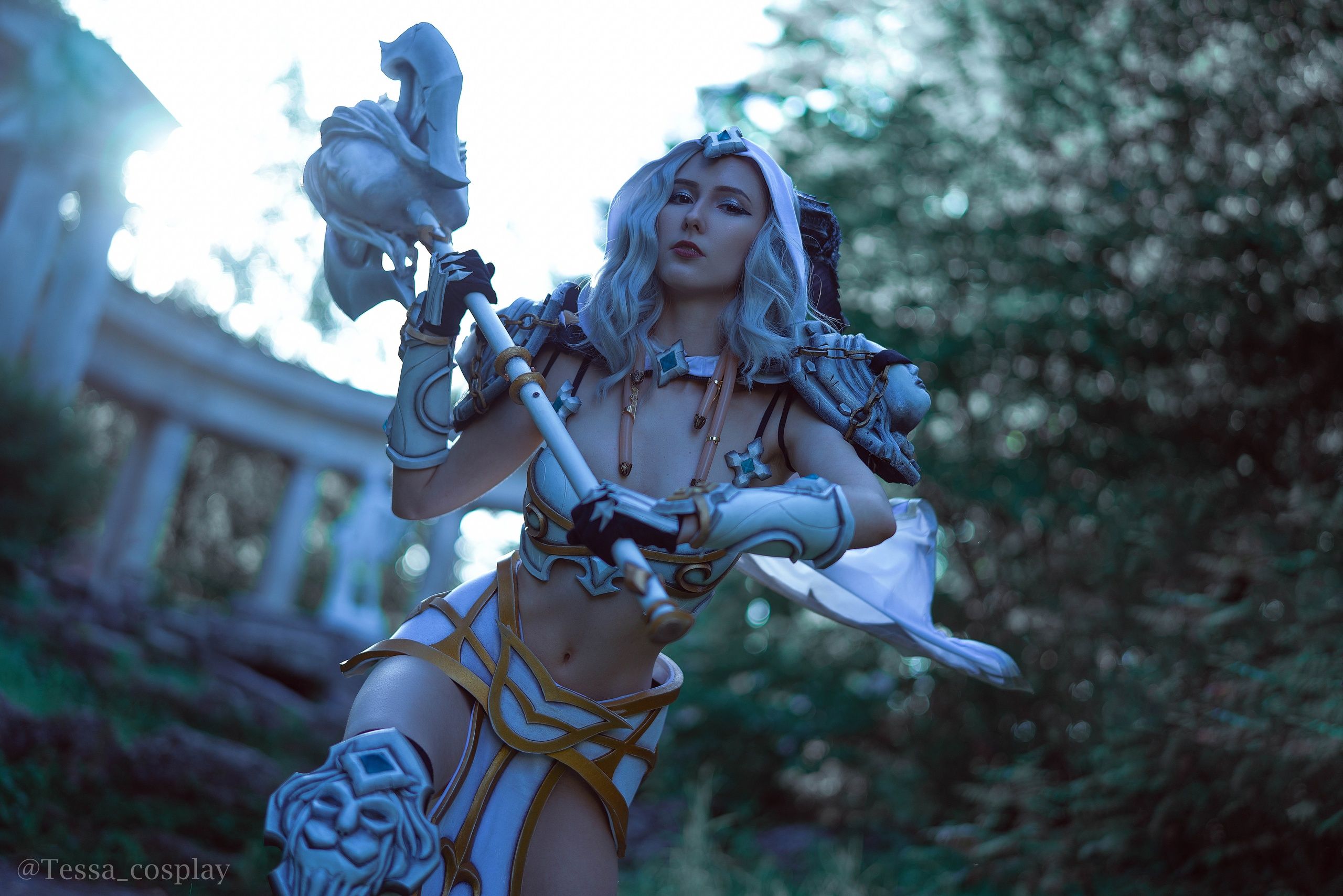 Косплей на дренейку из World of Warcraft. Косплеер: Tessa cosplay. Источник: vk.com/tessa_cosplay