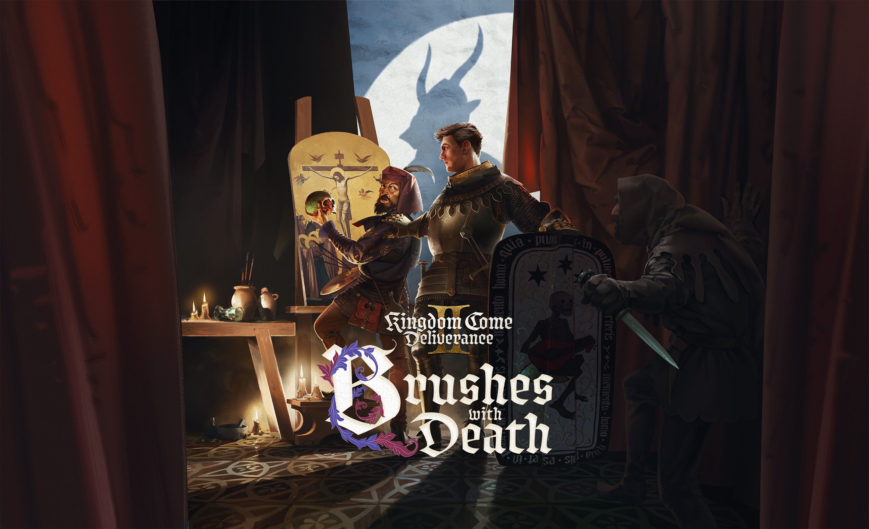 Ключевой арт дополнения Brushes with Death для Kingdom Come: Deliverance II | Источник: x.com/KingdomComeRPG