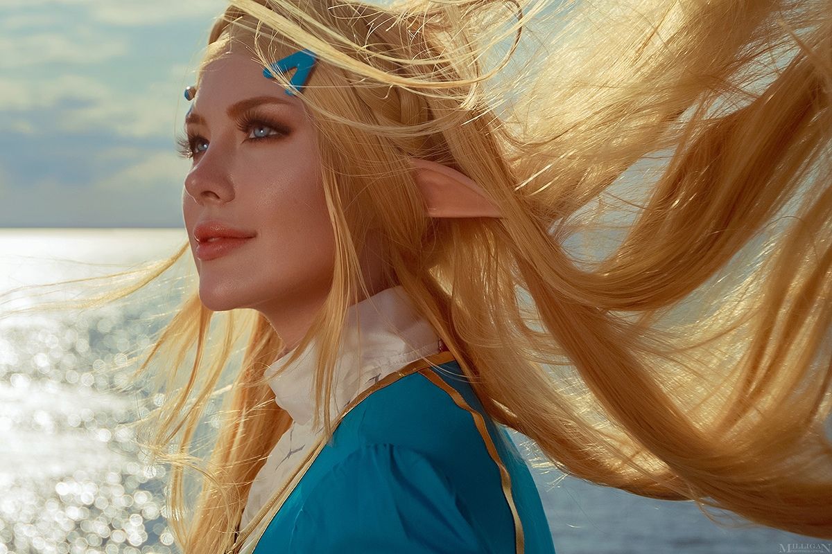 Косплей на принцессу Зельду из The Legend of Zelda: Breath of the Wild. Косплеер: Виктория Кот. Фотограф: Виктория Романова. Источник: vk.com/milliganphotos