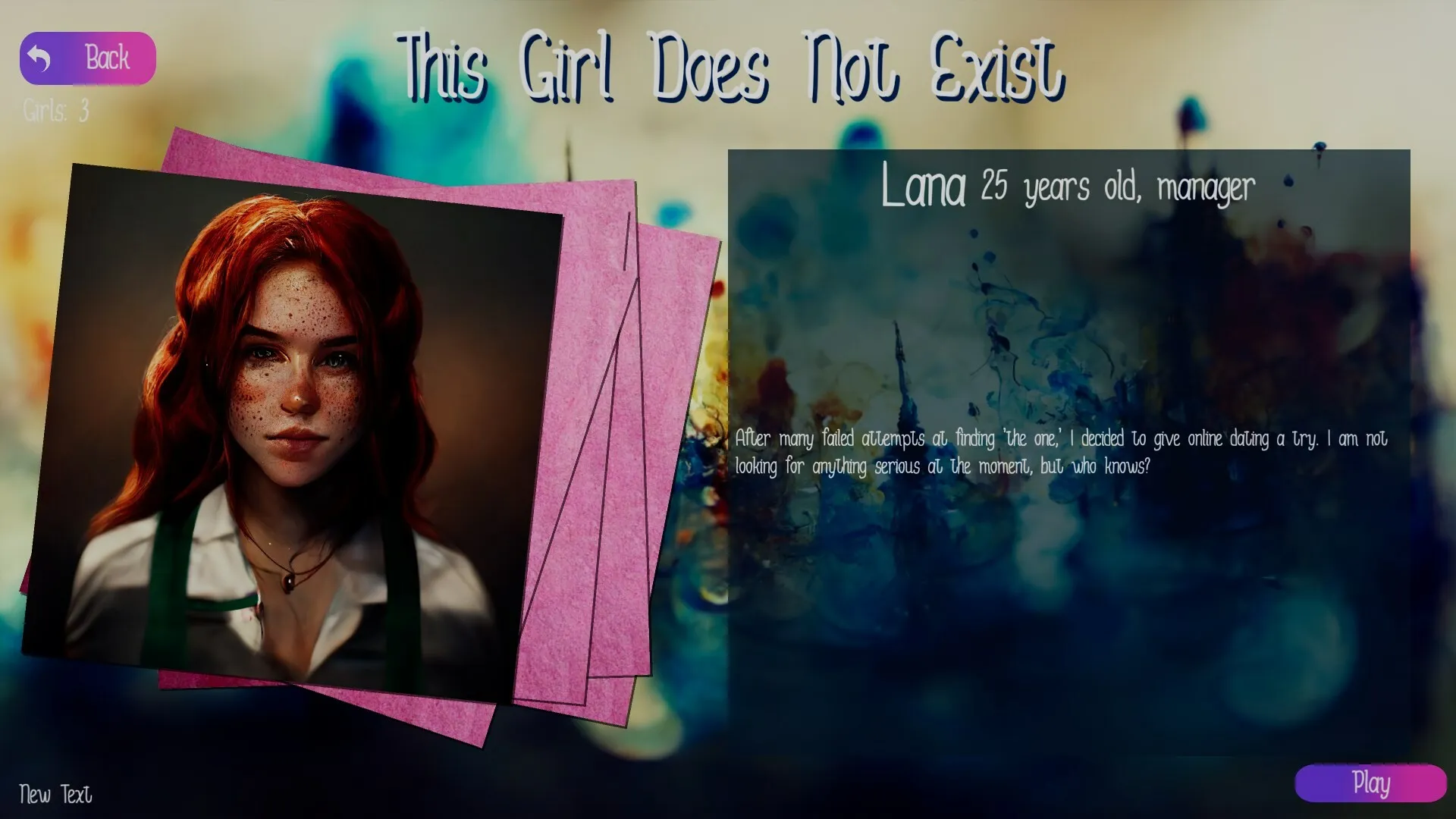 This Girl Does Not Exist. Источник: Steam