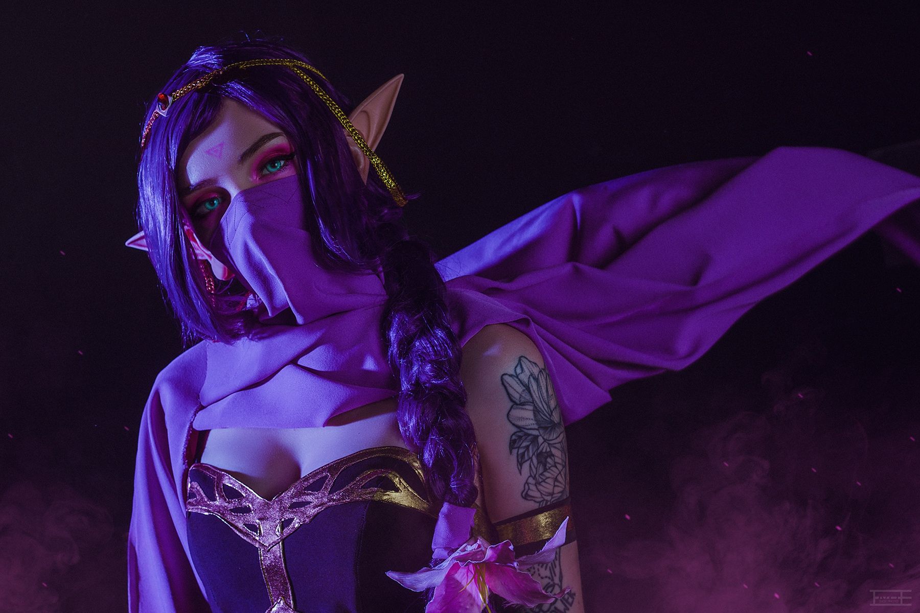 Косплей на Templar Assassin из Dota 2. Косплеер: Катерина Клык. Фотограф: Meiko Inoe. Источник: vk.com/public67920144