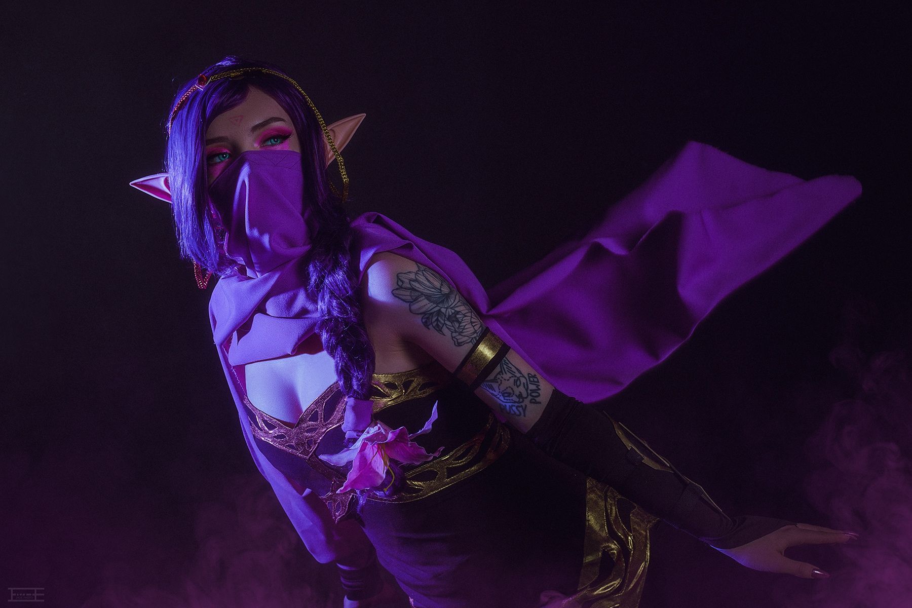 Косплей на Templar Assassin из Dota 2. Косплеер: Катерина Клык. Фотограф: Meiko Inoe. Источник: vk.com/public67920144