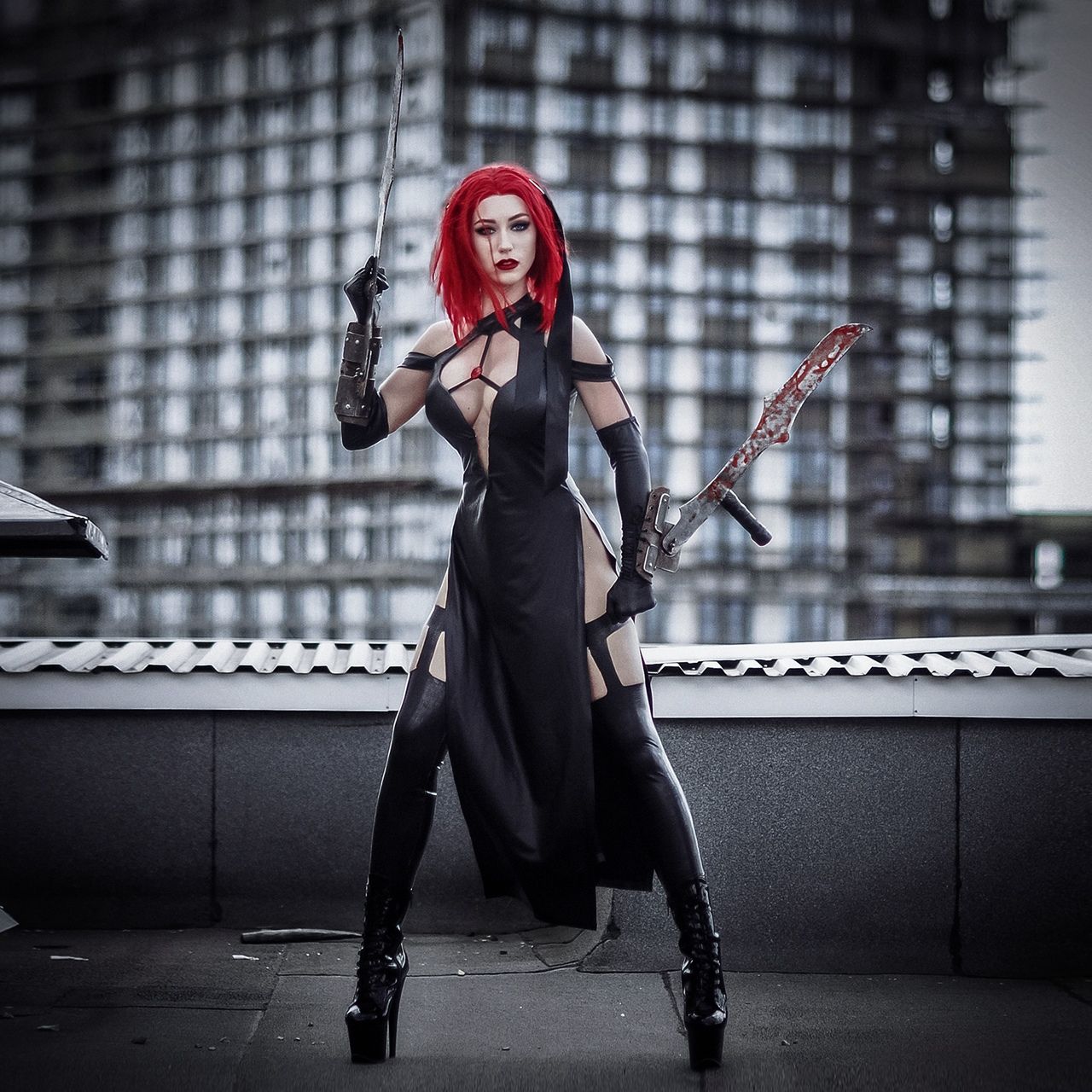 Косплей на Рейн из BloodRayne 2. Косплеер: Алена Галан. Фотограф: Марианна Инсомния. Источник: vk.com/mariannainsomnia