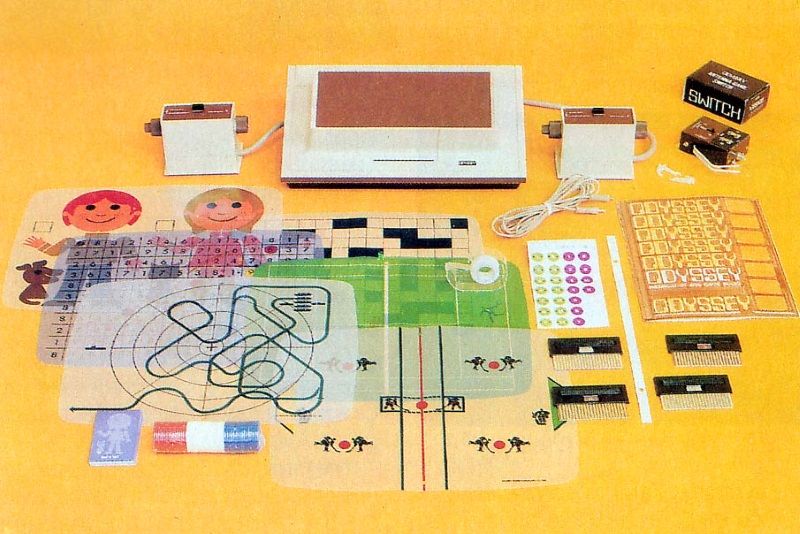 Всё, чем комплектовалась Magnavox Odyssey