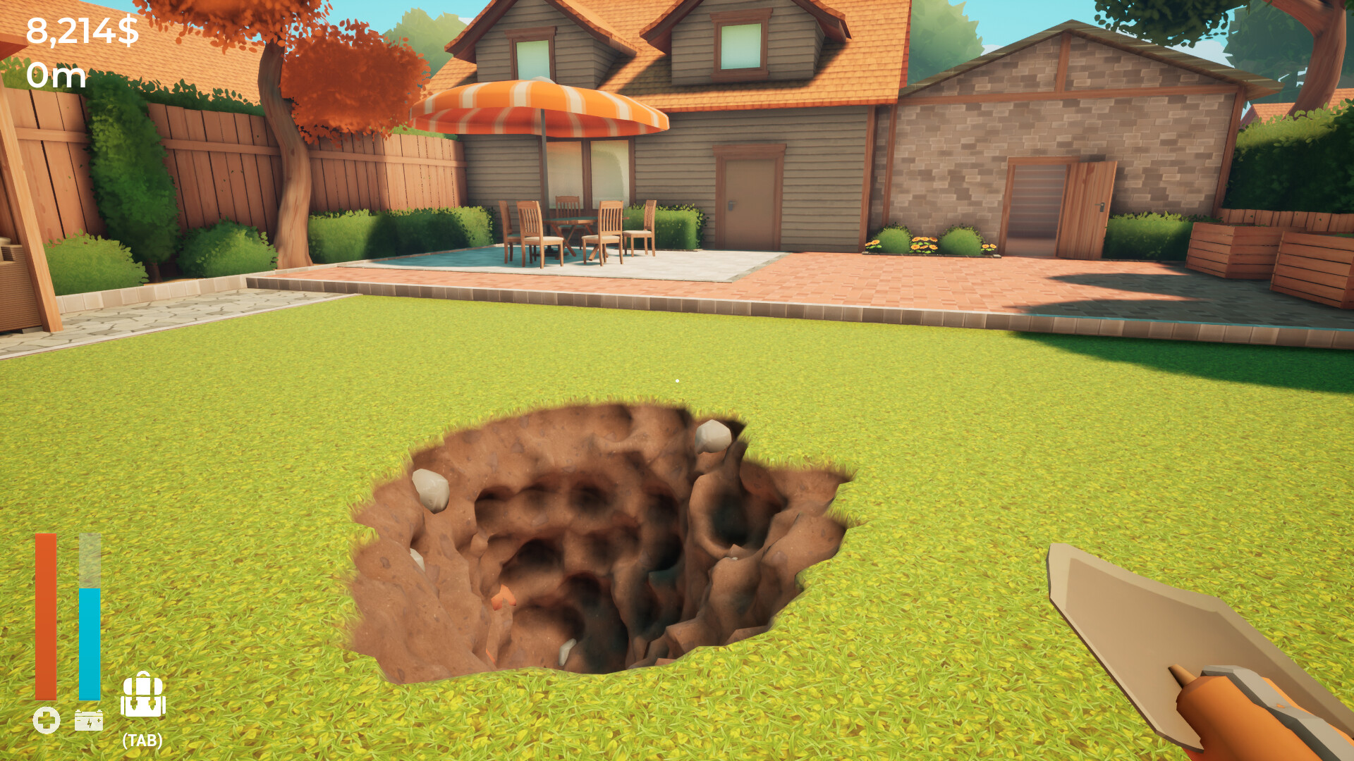Скриншот из A Game About Digging A Hole | Источник: steampowered.com