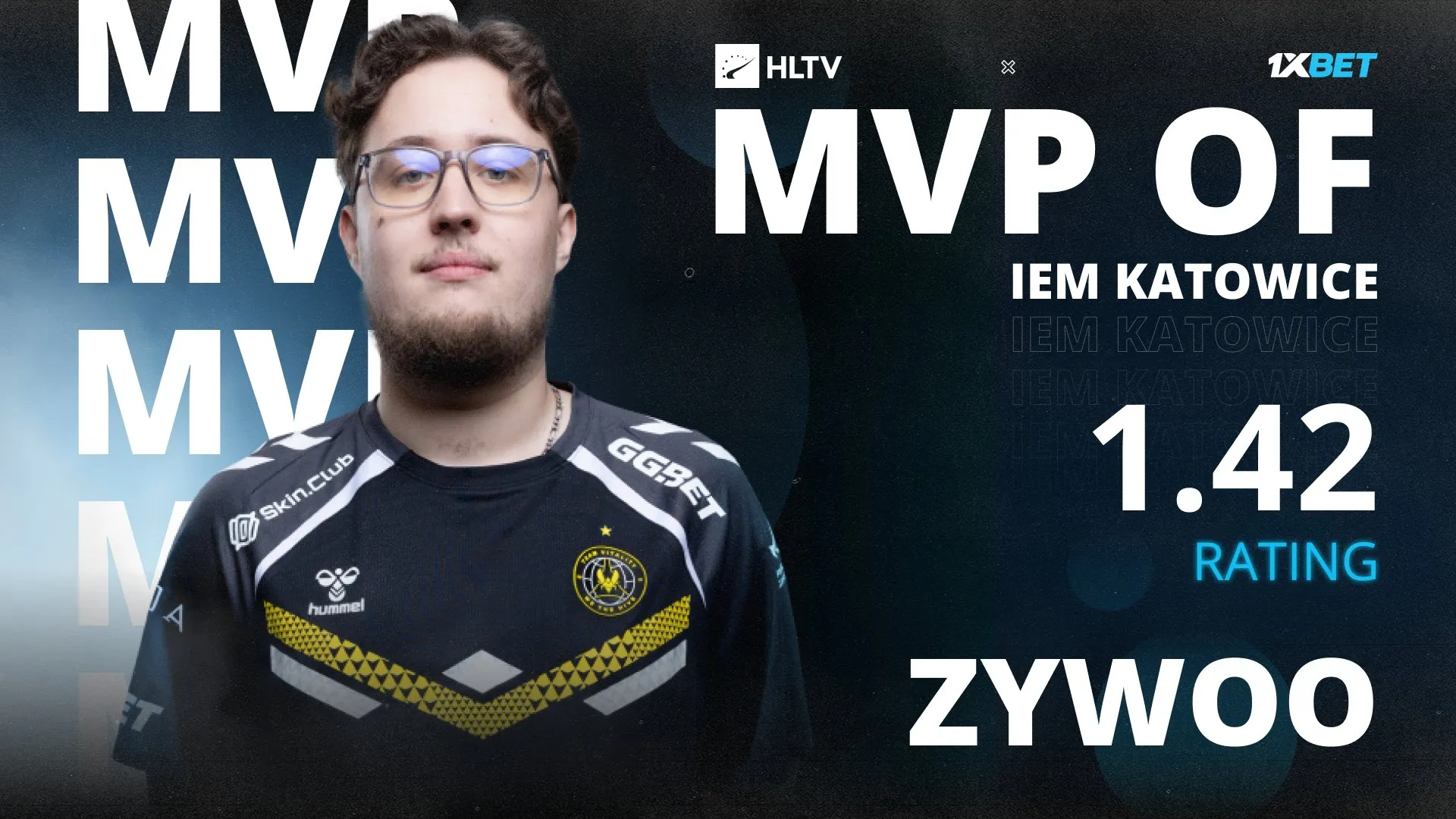 ZywOo — MVP IEM Katowice 2025 | Источник: HLTV.org