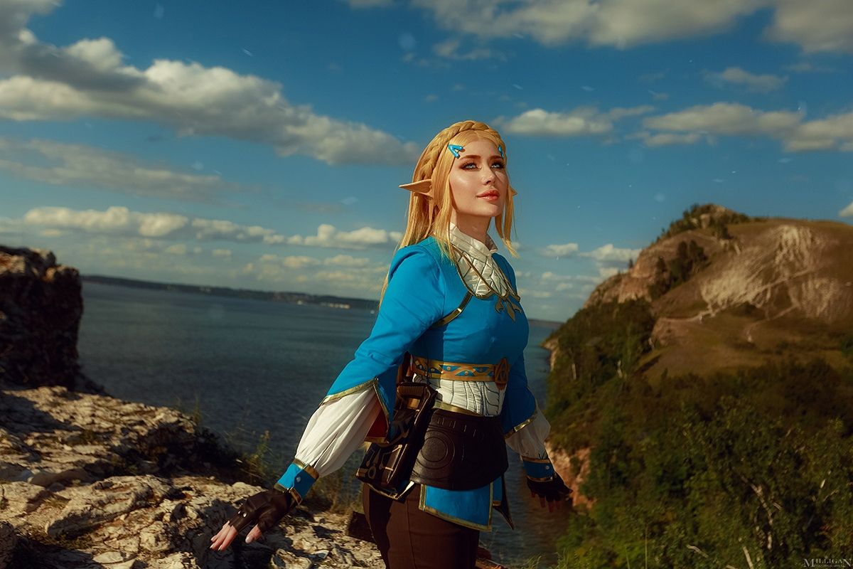 Косплей на принцессу Зельду из The Legend of Zelda: Breath of the Wild. Косплеер: Виктория Кот. Фотограф: Виктория Романова. Источник: vk.com/milliganphotos