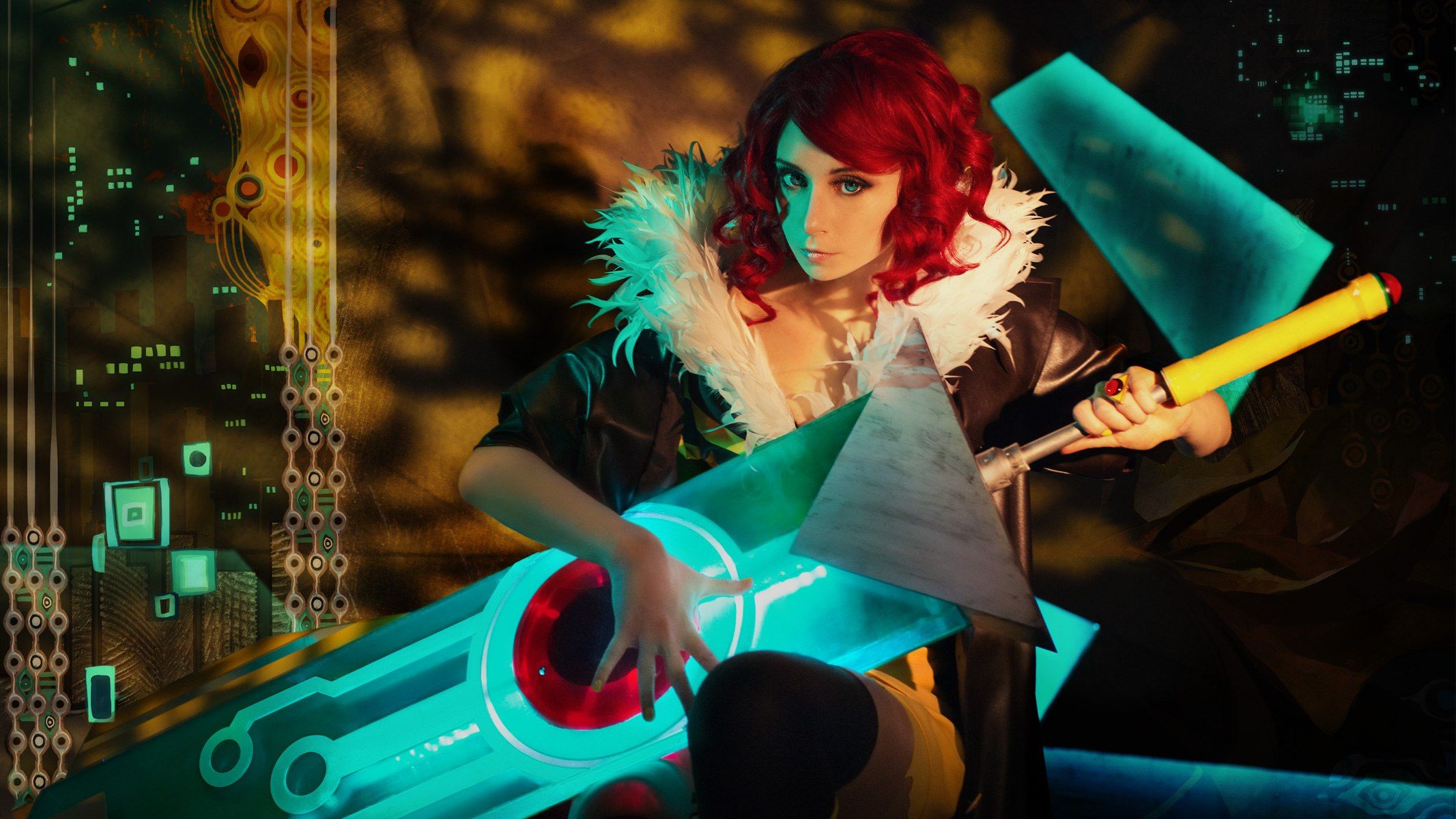 Косплей на Red из Transistor. Косплеер: Анастасия Мирамарта. Фотограф: Аннет Воронная. Источник: vk.com/annet_voronaya