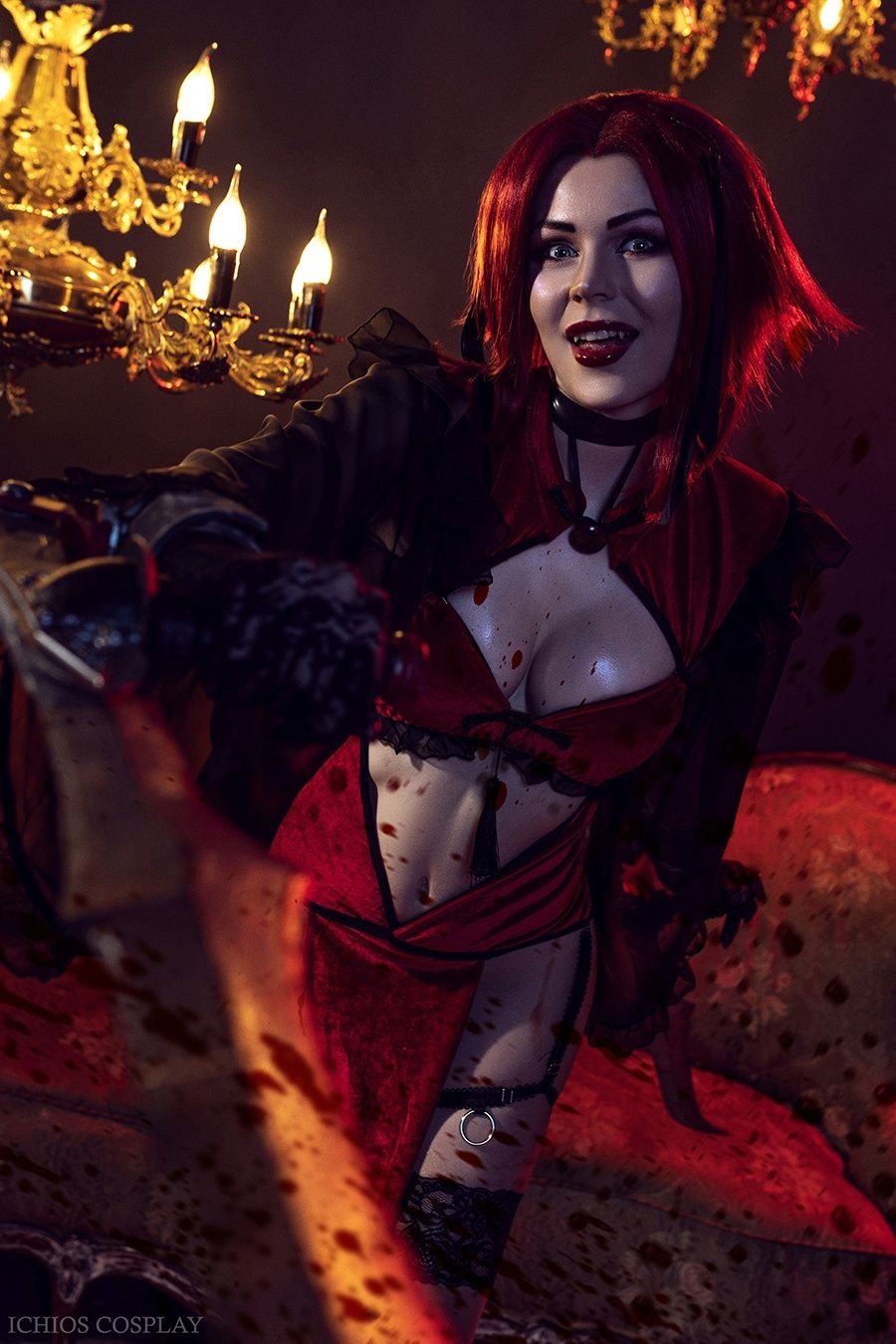 Косплей на Рейн из BloodRayne. Косплеер: ichios. Фотограф: Kristina Borodkina. Источник: vk.com/ichios