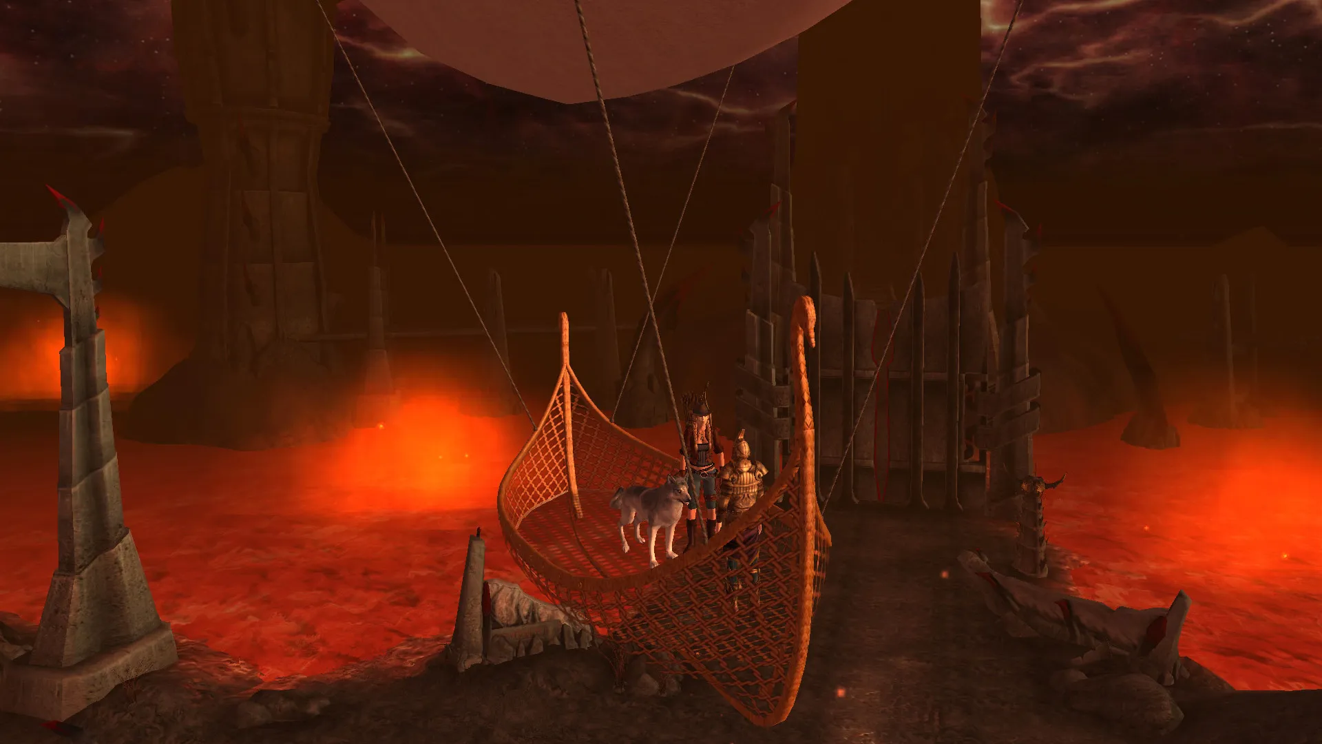 Дирижабль в The Elder Scrolls IV: Oblivion. Источник: nexusmods.com/oblivion/mods/51616