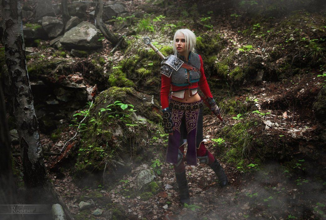 Косплей на Цири из The Witcher 3: Wild Hunt. Косплеер: Екатерина Тимонова. Фотограф: Роберт Зазин. Источник: https://vk.com/id66919303