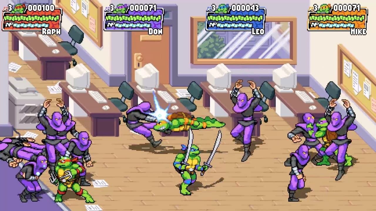 Скриншоты из новой игры о черепашках-ниндзя &mdash; Teenage Mutant Ninja Turtles: Shredder&rsquo;s Revenge. Источник: Steam