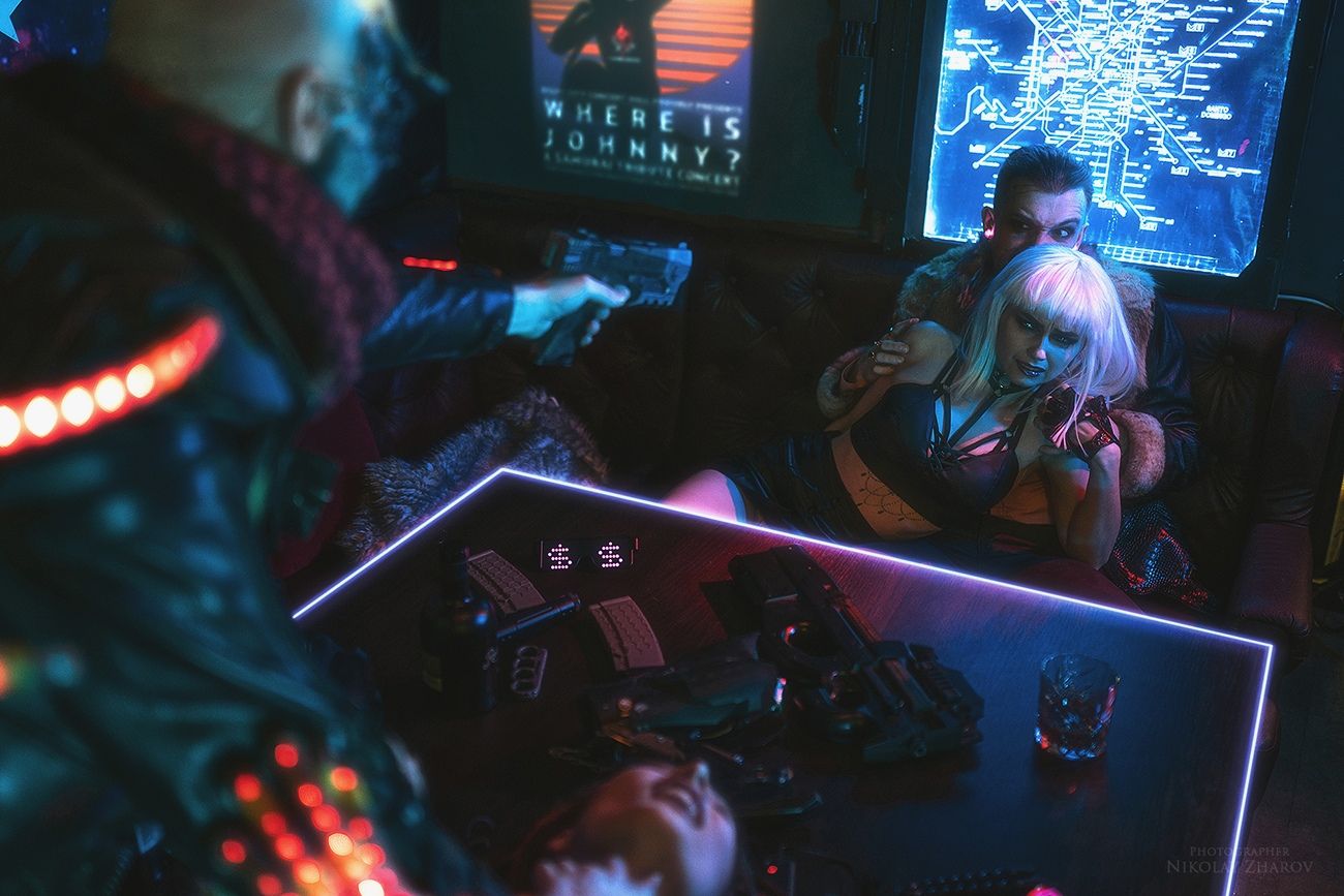 Косплей на Cyberpunk 2077. Косплеер Ройса: Александр Кузьменков. Фотограф: Николай Жаров. Источник: vk.com/nikolay_photogroup