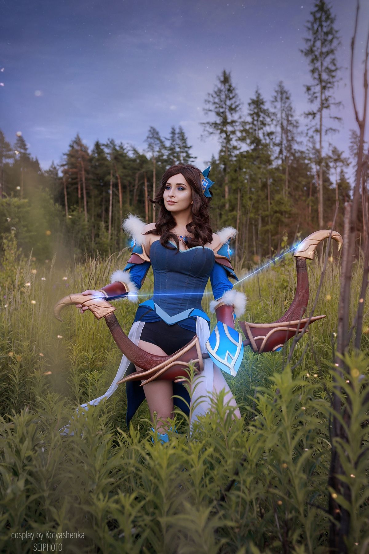 Косплей на Mirana из Dota 2. Фотограф: SeiPhoto. Косплеер: Ольга Базанова. Источник: vk.com/seiphoto