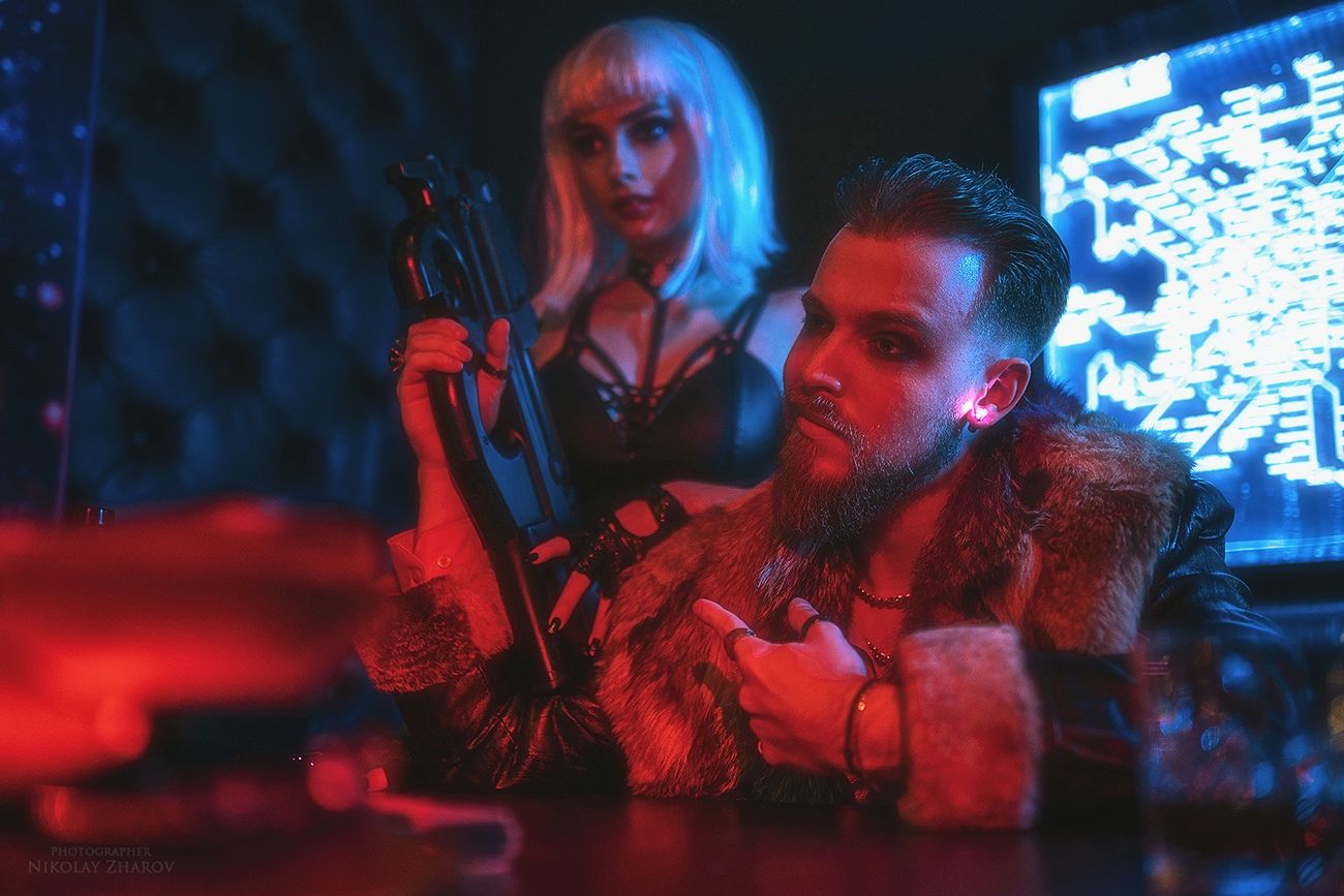 Косплей на Cyberpunk 2077. Косплеер Ройса: Александр Кузьменков. Фотограф: Николай Жаров. Источник: vk.com/nikolay_photogroup