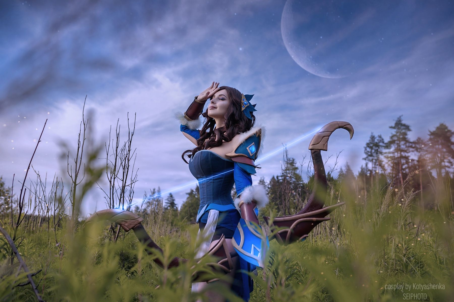 Косплей на Mirana из Dota 2. Фотограф: SeiPhoto. Косплеер: Ольга Базанова. Источник: vk.com/seiphoto