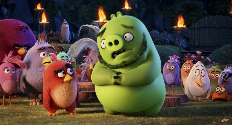 Кадр из мультфильма «Angry Birds в кино»