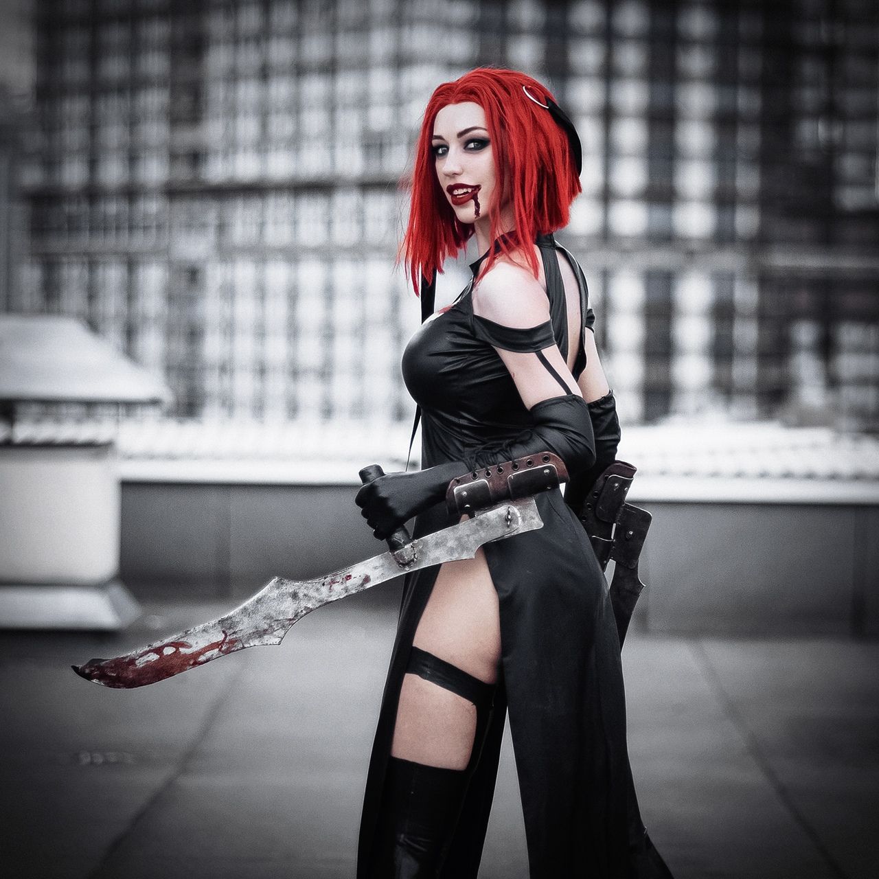 Косплей на Рейн из BloodRayne 2. Косплеер: Алена Галан. Фотограф: Марианна Инсомния. Источник: vk.com/mariannainsomnia