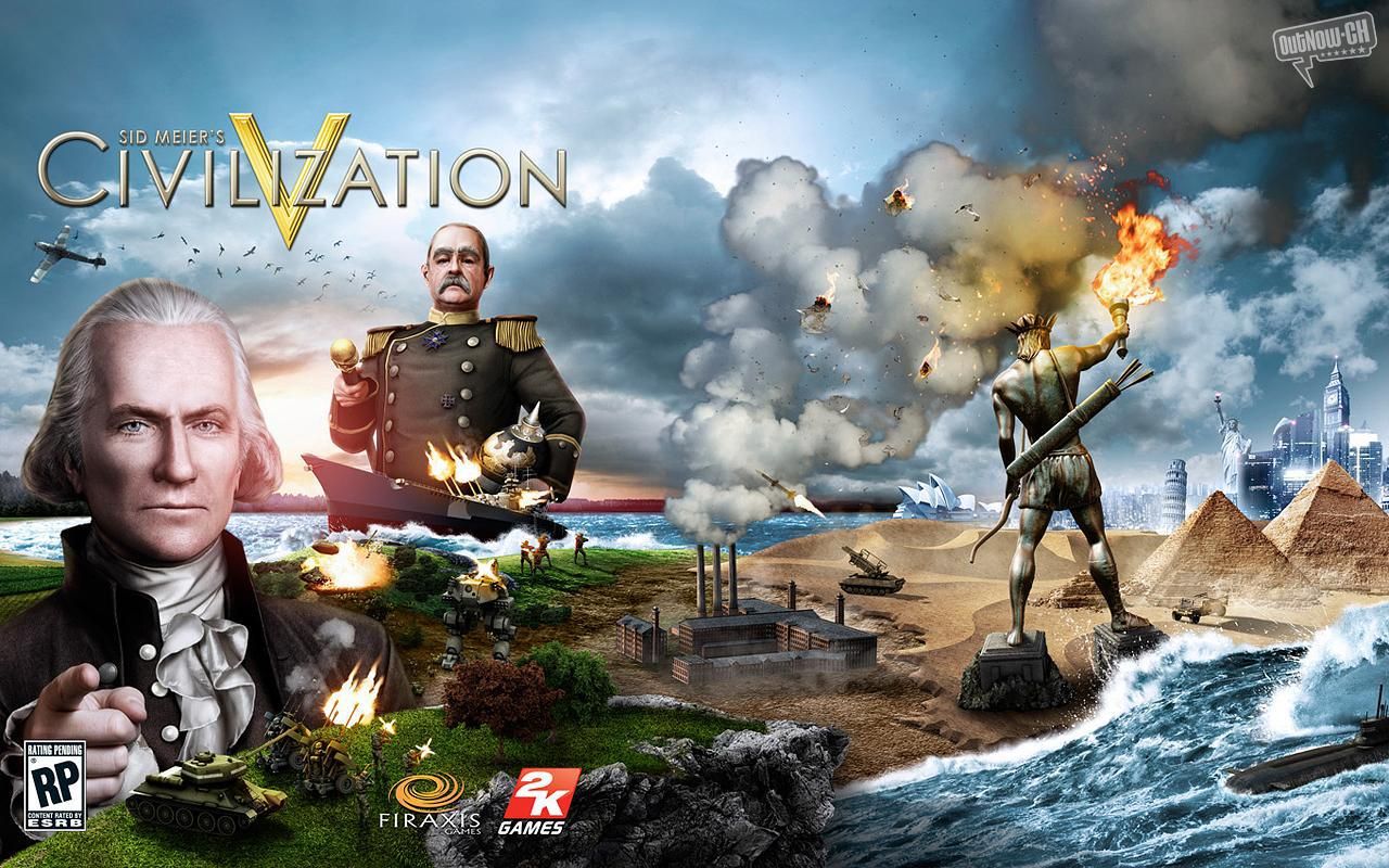 Обложка Civilization V