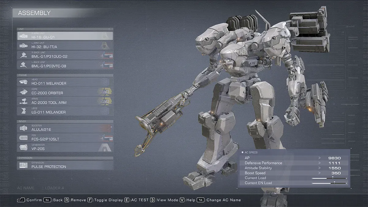 Скриншот из Armored Core VI