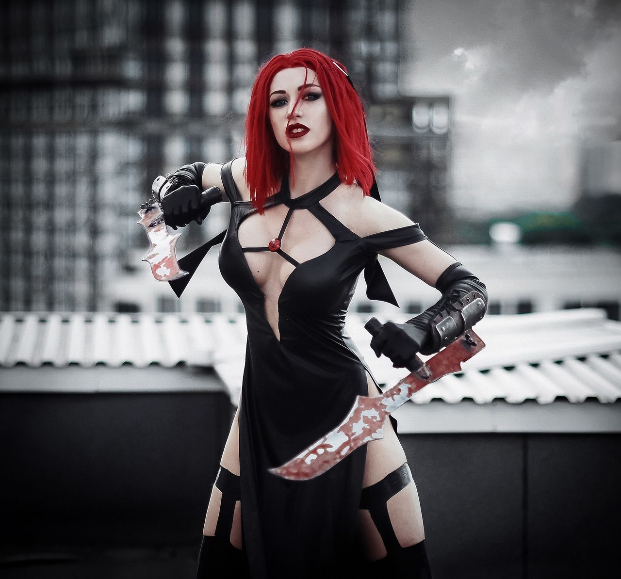 Косплей на Рейн из BloodRayne 2. Косплеер: Алена Галан. Фотограф: Марианна Инсомния. Источник: vk.com/mariannainsomnia