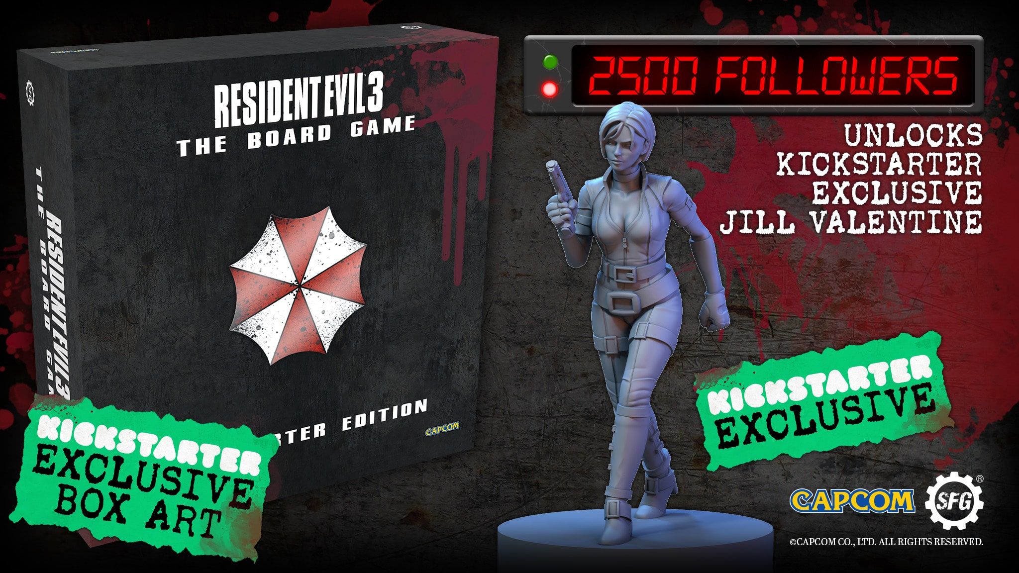 Внешний вид фигурки из Resident Evil 3: The Board Game