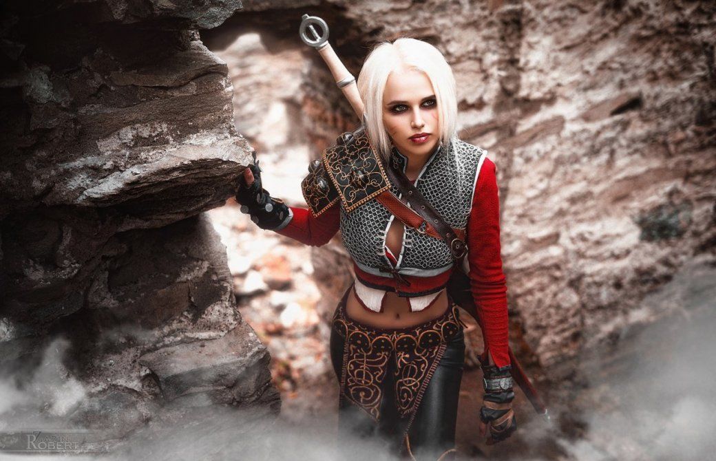 Косплей на Цири из The Witcher 3: Wild Hunt. Косплеер: Екатерина Тимонова. Фотограф: Роберт Зазин. Источник: https://vk.com/id66919303