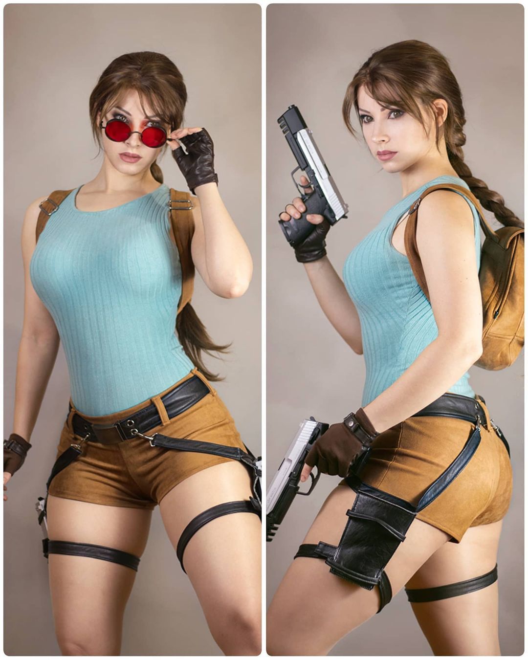 Косплей на Лару Крофт из Tomb Raider. Косплеер: Enji Night. Источник: instagram.com/enjinight.