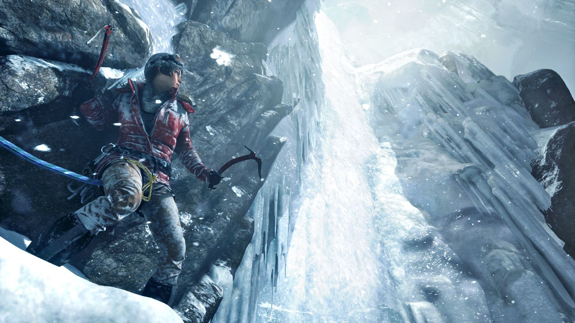 Кадр из игры Rise of the Tomb Raider