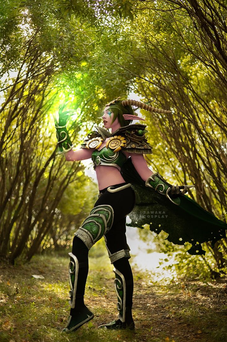 Косплей на Изеру из World of Warcraft. Косплеер: Екатерина Sawaka cosplay~ Савушкина