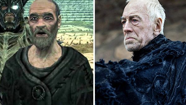 Эсберн из TES V Skyrim и Трехглазый ворон из &laquo;Игры престолов&raquo; в исполнении фон Сюдова