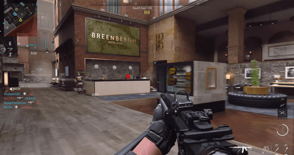  Отель Conservatorium («reenbergh) в  Call of Duty: Modern Warfare II