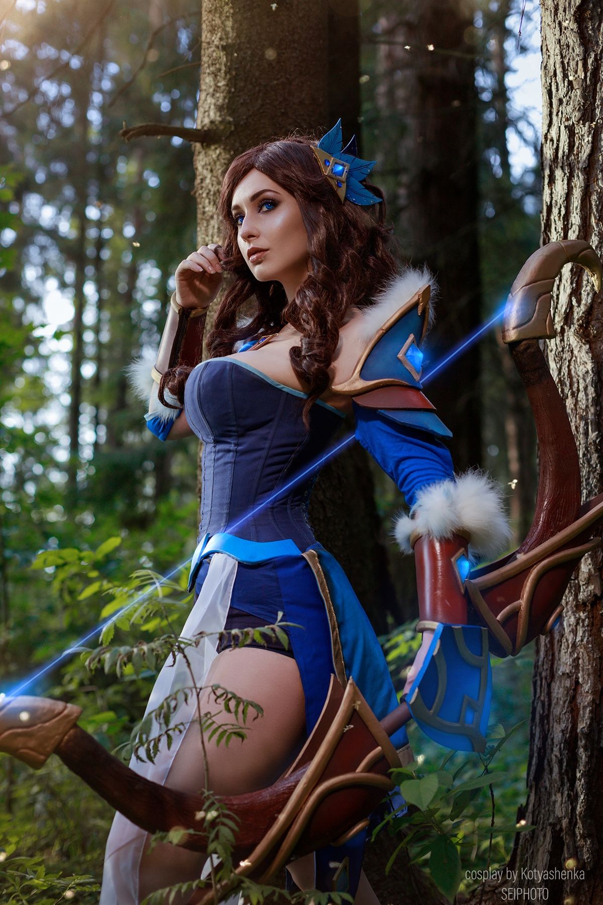 Косплей на Mirana из Dota 2. Фотограф: SeiPhoto. Косплеер: Ольга Базанова. Источник: vk.com/seiphoto