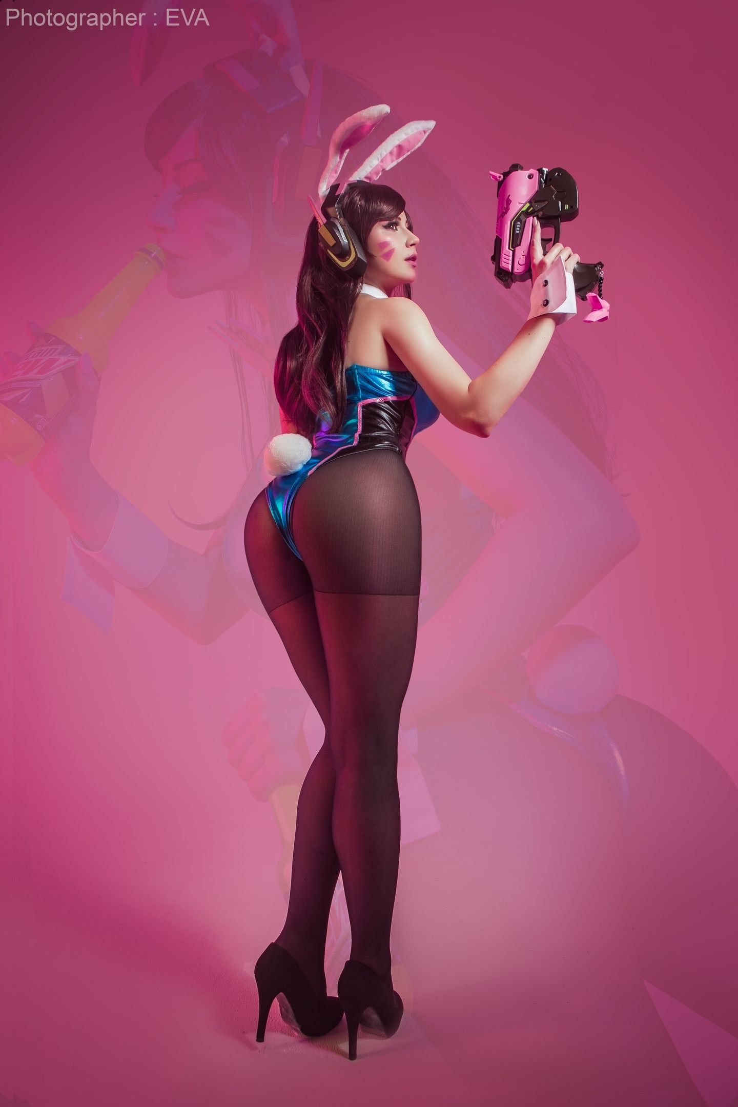 Косплей на D.Va из Overwatch. Косплеер: Oichi. Фотограф: Ева Давыдова. Источник: vk.com/oichidream