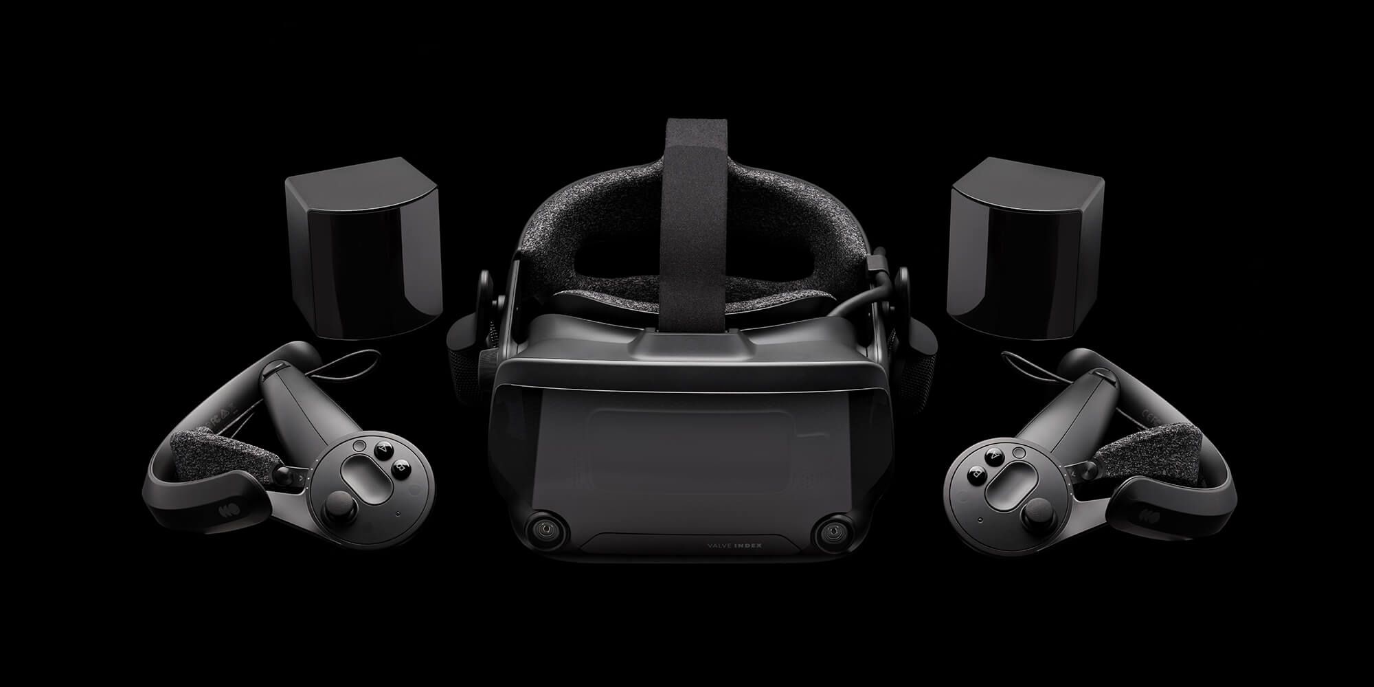 Набор Valve Index. Кубики &mdash; базовые станции, которые создают игровое пространство площадью не более 100 кв. м. | Фото: Valve