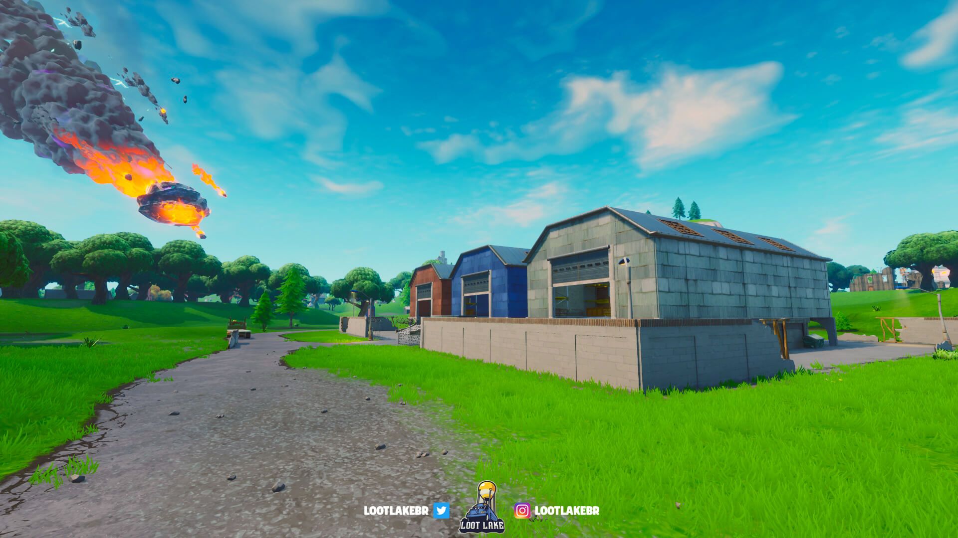 Dusty Depot. Источник: Fortnite