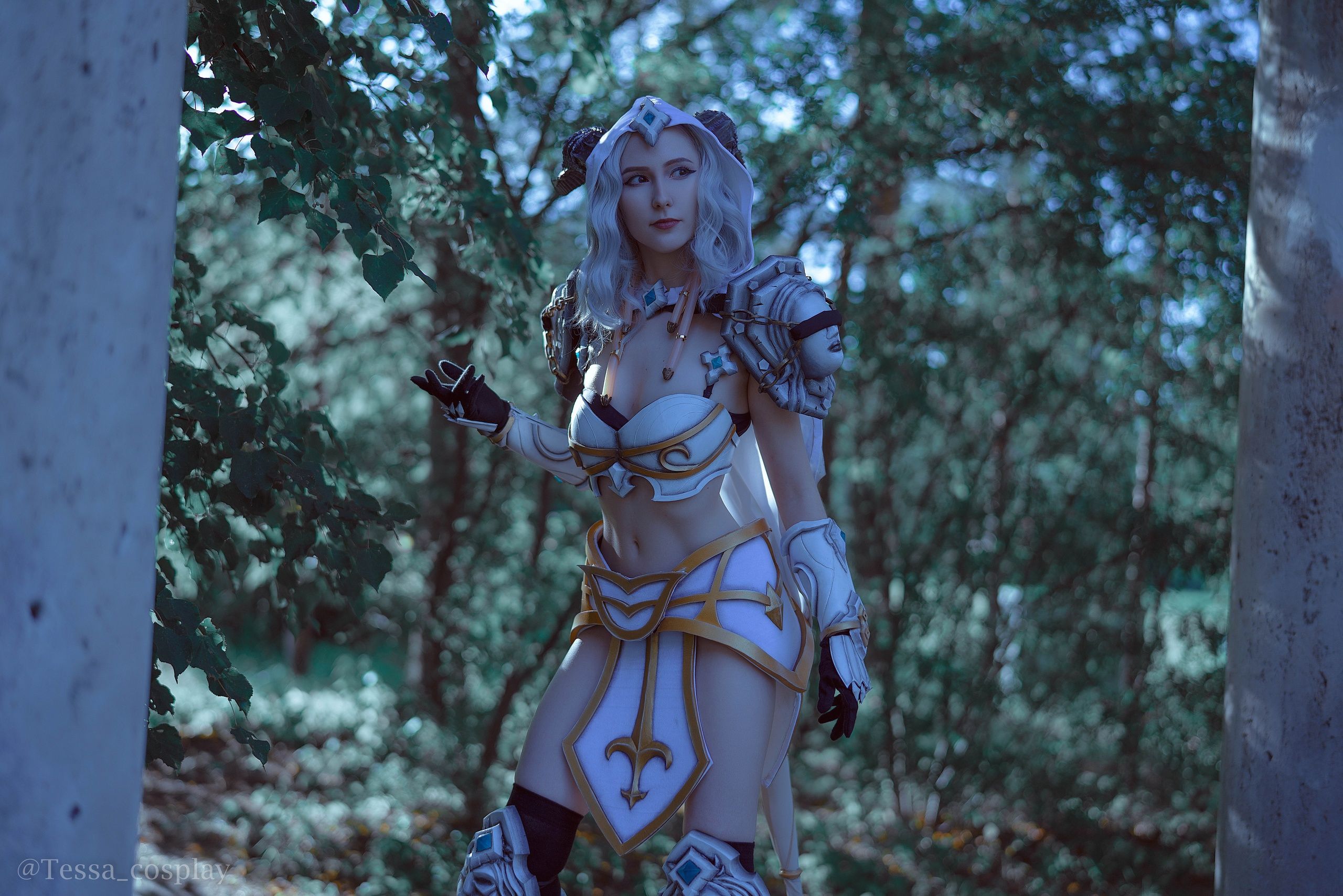 Косплей на дренейку из World of Warcraft. Косплеер: Tessa cosplay. Источник: vk.com/tessa_cosplay