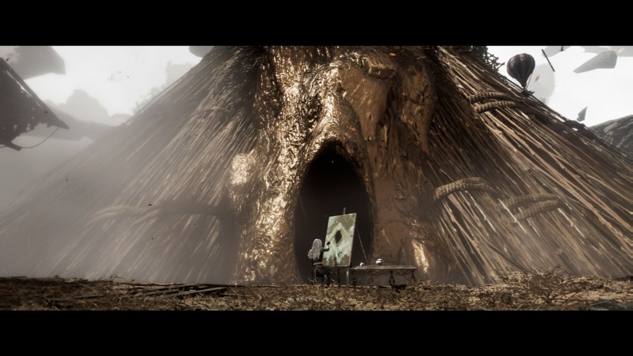 В игре много размышлений о творчестве. Очень. | Скриншот из Clair Obscur: Expedition 33