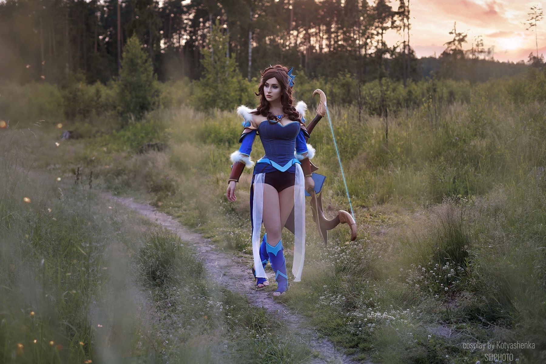 Косплей на Mirana из Dota 2. Фотограф: SeiPhoto. Косплеер: Ольга Базанова. Источник: vk.com/seiphoto