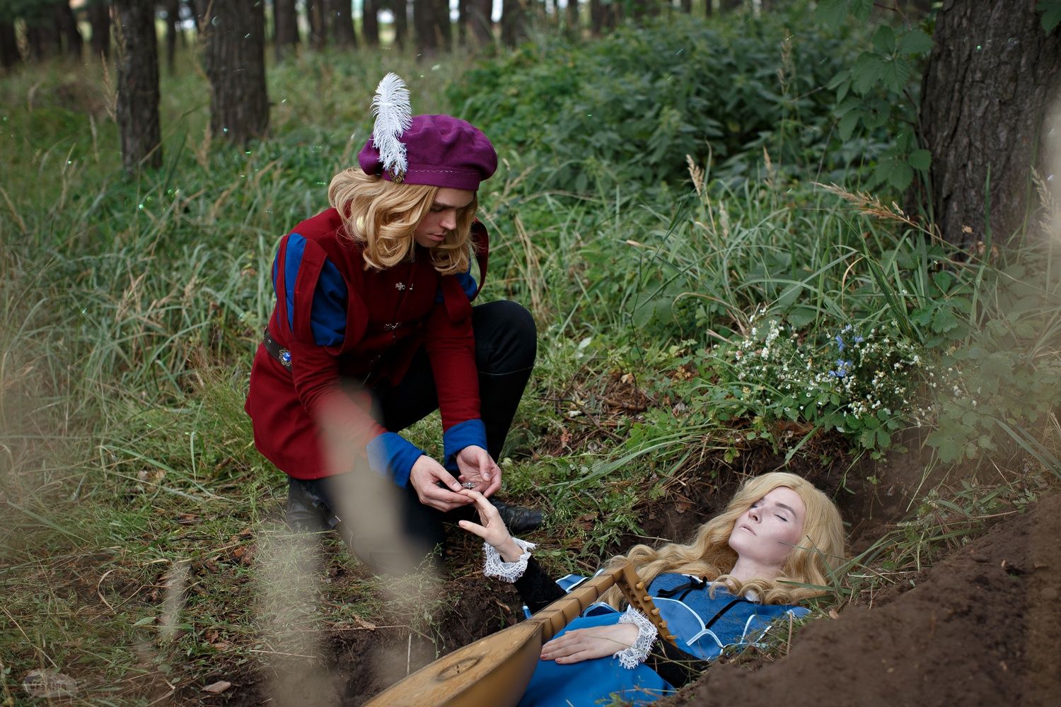 Косплей по мотивам «Ведьмака»: «Неспетая баллада Лютика». Косплееры: Salva и Ophelia. Фотограф: VESANIA. Источник фото: vk.com/elena_vesania