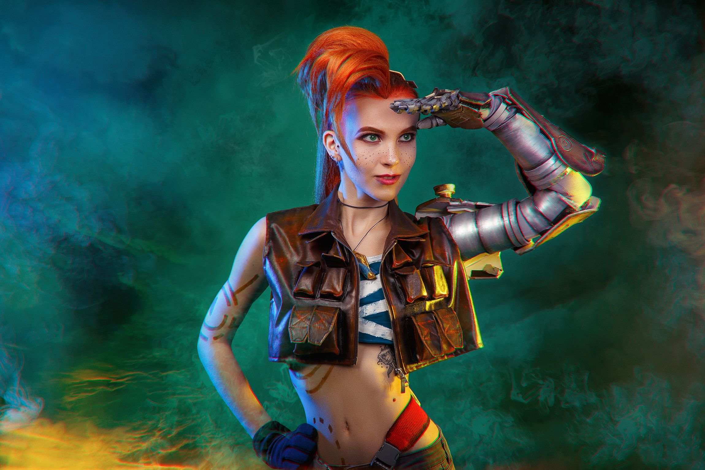 Косплей на Odyssey Jinx. Косплеер: Анастасия Романова. Фотограф: Евгений Накрышский. Источник: vk.com/fillakteriart