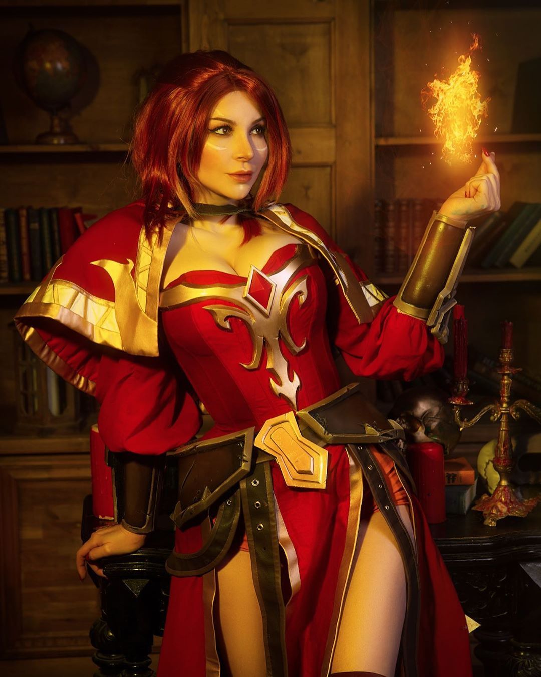 Косплей на Lina из Dota 2. Косплеер: Екатерина Корбут. Фотограф: Алена Филиппова. Источник: instagram.com/amio_mio/