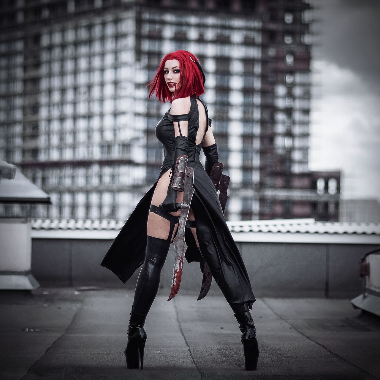 Косплей на Рейн из BloodRayne 2. Косплеер: Алена Галан. Фотограф: Марианна Инсомния. Источник: vk.com/mariannainsomnia